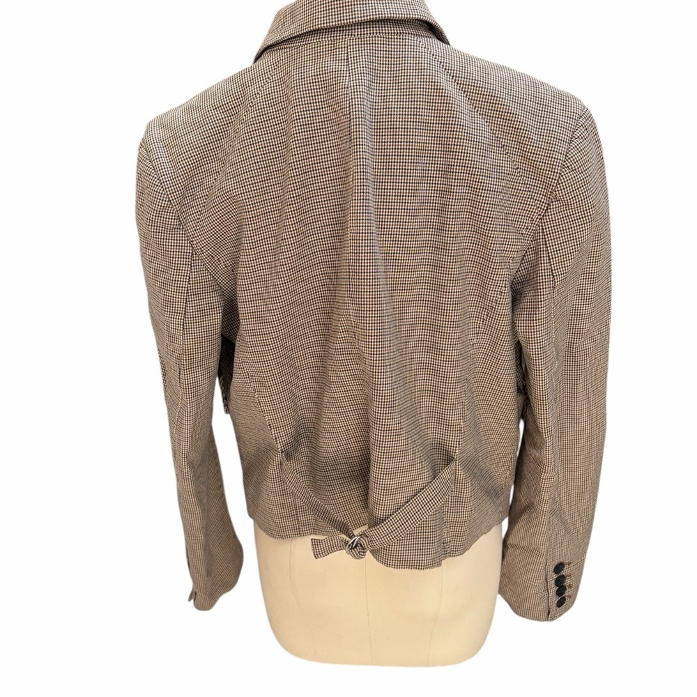 Free People Betty Blazer‎ Houndstooth Size large - Picture 4 of 7